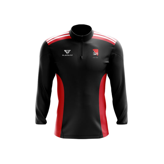 Fenagh G4M&O Midlayer (1/4 Zip) Endure Black/Red - Adults