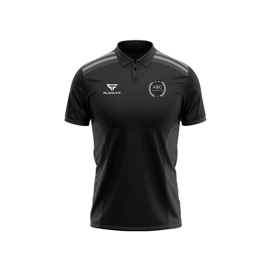 ABC Squash Club Polo Endure (Black) - Adults
