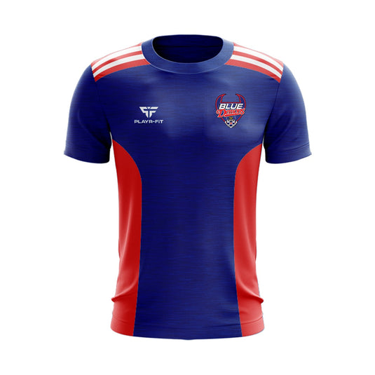 Blue Demons T-Shirt Endure Blue/Red - Adults