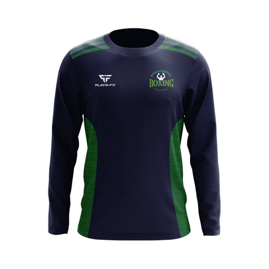 Enniscorthy Boxing Academy Crew Neck Endure (Navy/Green) - Kids
