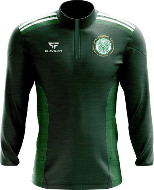 John Hughes Celtic Supporters Club Midlayer (1/4 Zip) Endure - Adults