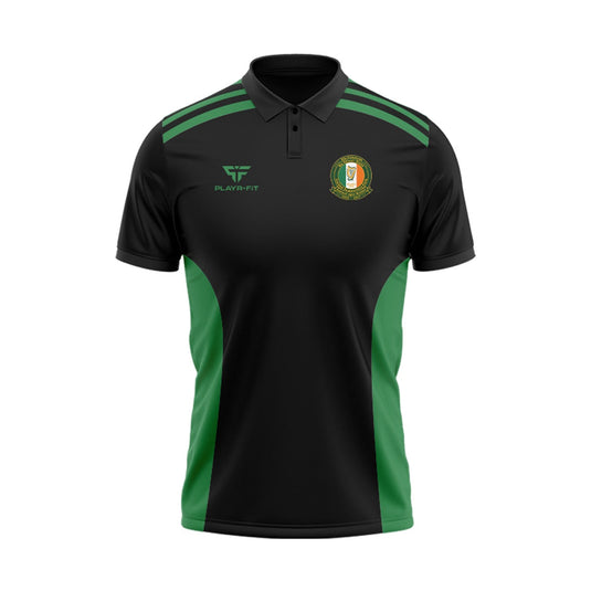 Na Glinntí Glasa ISC Polo Endure (Black/Green) Anniversary - Kids