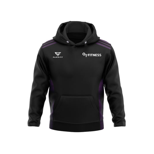 OT Fitness Hoodie Endure (Black, Purple)   - Adults