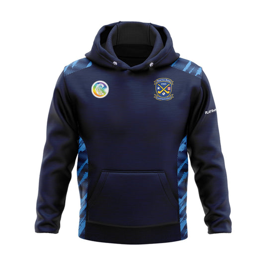 Barryroe Camogie Club Hoodie Endure Navy/Sky (Sublimated) - Kids