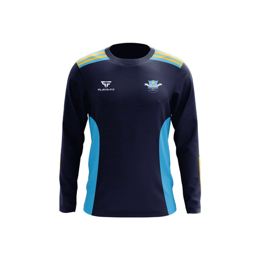 St Mary's Star of The Sea Primary School Belfast Crew Neck Endure (Navy/Sky Blue/Yellow) - Adults
