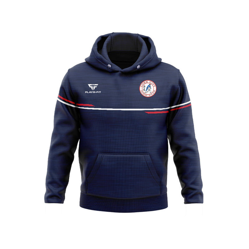 Load image into Gallery viewer, Cork City Judo Club Hoodie Courage Navy - Adults
