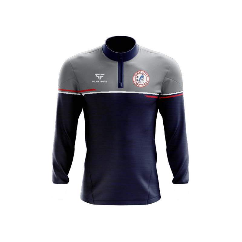 Load image into Gallery viewer, Cork City Judo Coaches Midlayer (1/4 Zip) Courage - Kids
