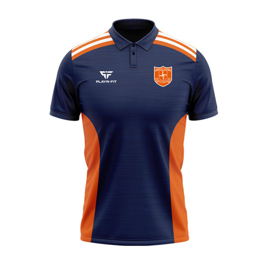 Laragh United Polo Endure (Navy/Orange/White) - Kids