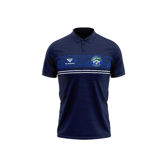 Burnfoot United FC Polo Optimum (Navy/Blue/White) - Adults