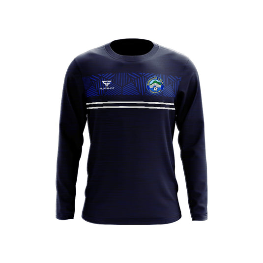 Burnfoot United FC Crew Neck Optimum (Navy/Blue/White) - Adults