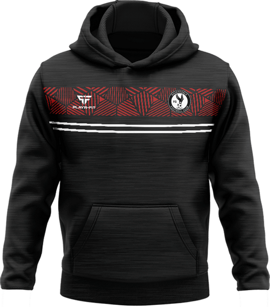 Ravensdale FC Hoodie Optimum (Black/Red/White) - Kids