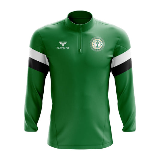 Tom Boyd CSC Midlayer (1/4 Zip) Retro Green/Black/White - Kids