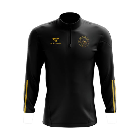 Black Mountain FC Midlayer (1/4 Zip) Adroit (Black, Gold) - Adults