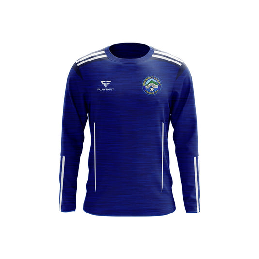 Burnfoot United FC Crew Neck Adroit (Blue/Navy/White) - Kids