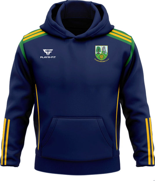 Clann Mhuire CLG Hoodie Adroit (Navy/Green/Yellow) - Adults