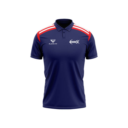 Coolmine Swimming Club Staff Polo Adroit (Navy/Red/White) - Adults