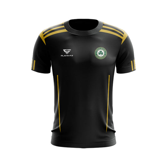 Falls Road Shamrocks T-Shirt Adroit (Black/Gold) - Kids