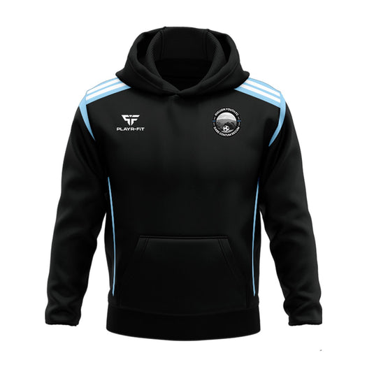 Gullion Youth FC Hoodie Adroit (Black/Sky) - Kids