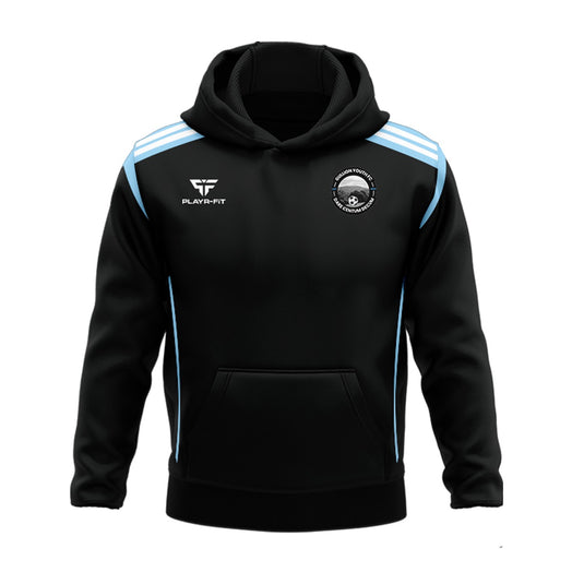 Gullion Youth FC Hoodie Adroit (Black/Sky) - Adults