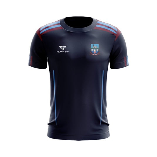 Ibane Ladies T-Shirt Adroit (Navy/Maroon/Sky) - Kids
