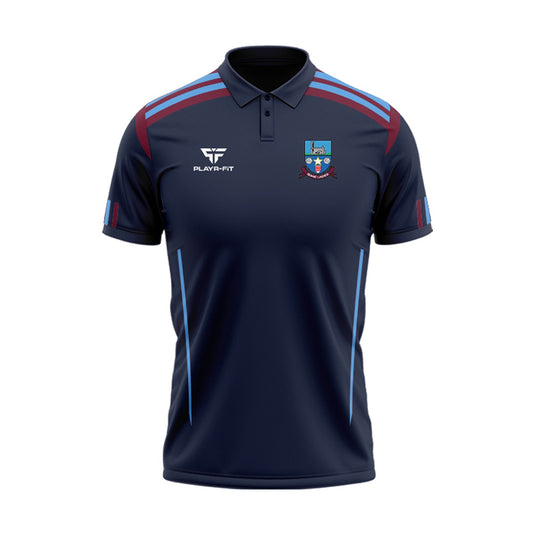 Ibane Ladies Polo Adroit (Navy/Maroon/Sky) - Kids