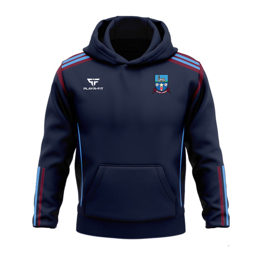Ibane Ladies Hoodie Adroit (Navy/Maroon/Sky) - Kids