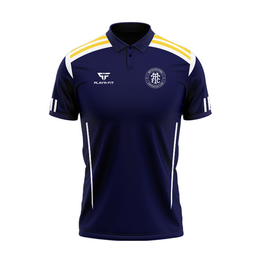Mid Ulster Spurs Supporters Club Polo Adroit (Navy/White/Yellow) - Adults