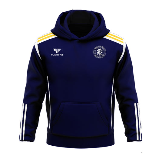 Mid Ulster Spurs Supporters Club Hoodie Adroit (Navy/White/Yellow) - Adults