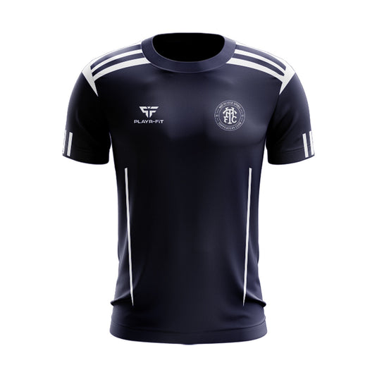 Mid Ulster Spurs Supporters Club T-Shirt Adroit (Navy/White) - Adults