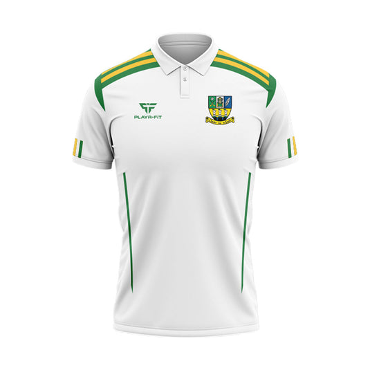 Clann na nGael Athboy Polo Adroit (White/Green/Yellow) - Adults