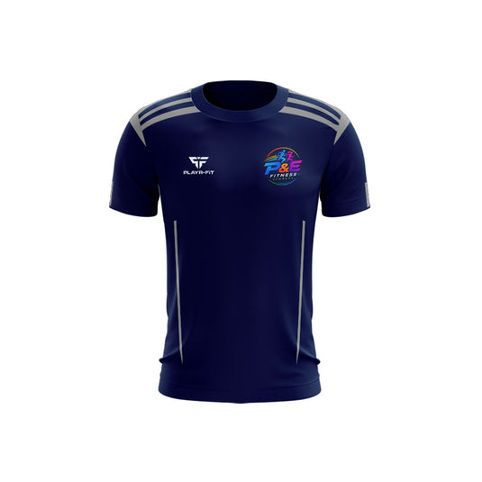 P&E Fitness T-Shirt Adroit (Navy) - Kids