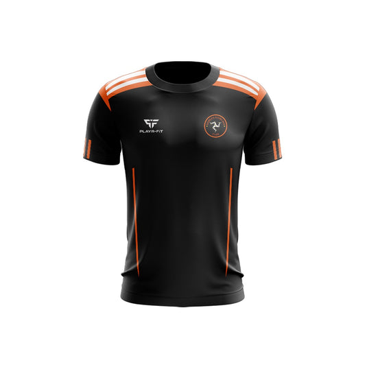 Nobles Bowling Club T-Shirt Adroit (Black, Orange) - Adults