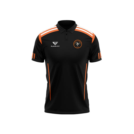Nobles Bowling Club Polo Adroit (Black, Orange) - Kids