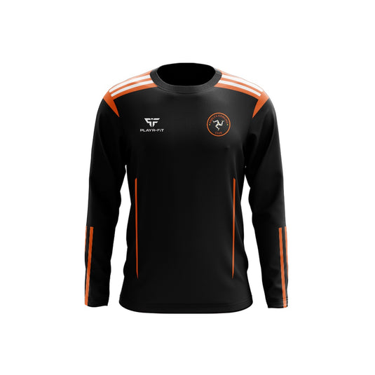 Nobles Bowling Club Crew Neck Adroit (Black, Orange) - Kids