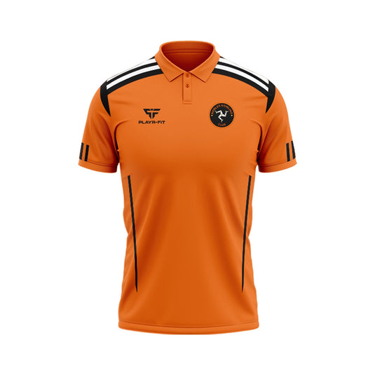 Nobles Bowling Club Polo Adroit (Orange, Black) - Adults