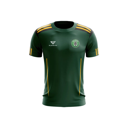 Killough FC T-Shirt Adroit (Black/Green/Yellow) - Kids