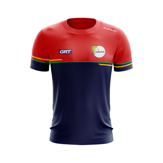Carlow LGFA T-Shirt Courage (Navy/Red/Green/Yellow) - Adults