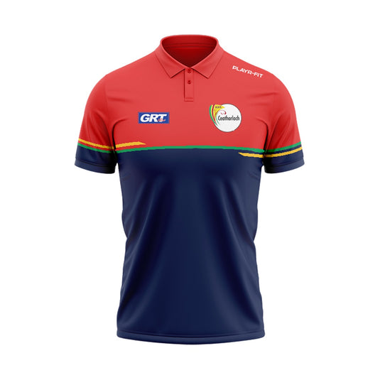 Carlow LGFA Polo Courage (Navy/Red/Green/Yellow) - Adults