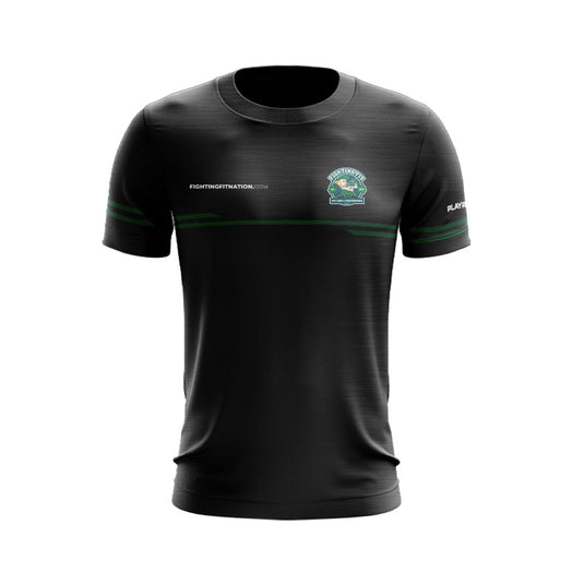 Fighting Fit T-Shirt Courage (Black/Bottle) - Kids