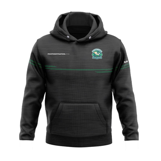 Fighting Fit Hoodie Courage (Black/Bottle) - Adults