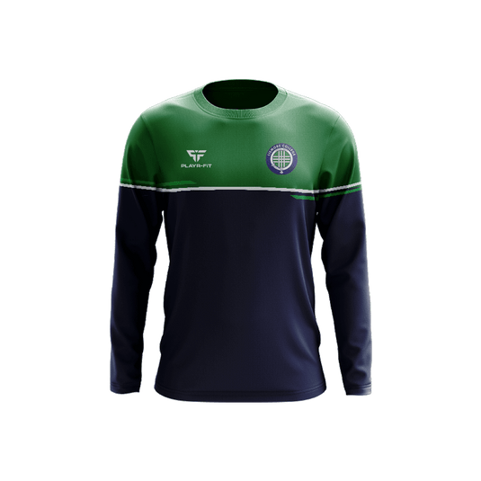 Lismore College Staff Crew Neck Courage-navy-green - Kids