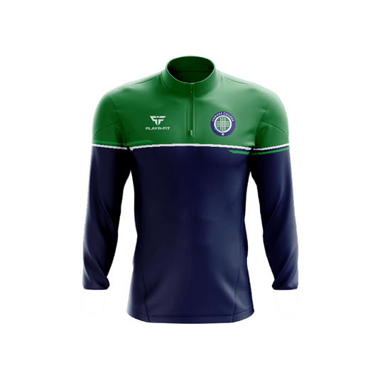 Lismore College Staff Midlayer (1/4 Zip) Courage-navy-green - Adults