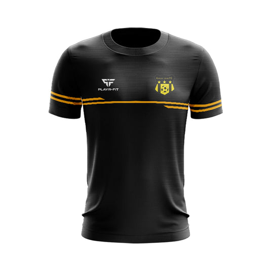 Rathnure United FC T-Shirt Courage Black/Yellow - Kids