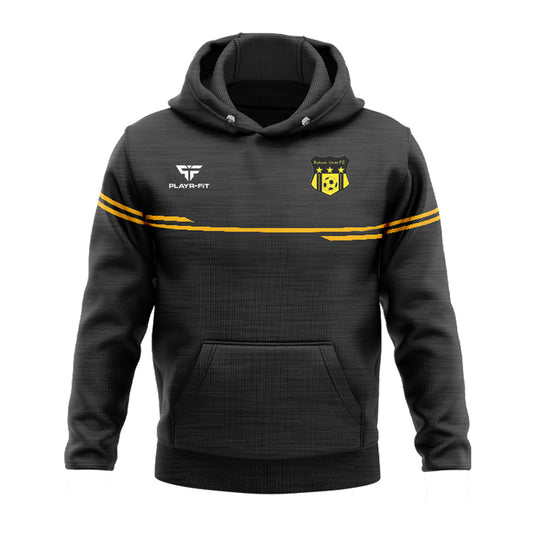 Rathnure United FC Hoodie Courage Black/Yellow - Kids