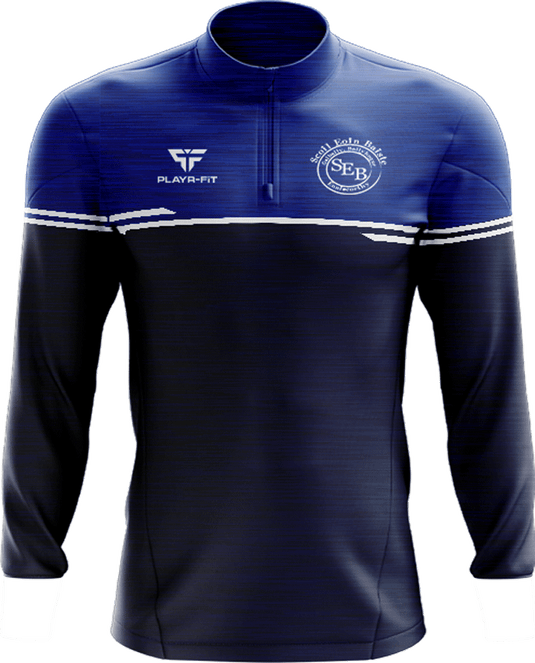 Scoil Eoin Baiste Midlayer (1/4 Zip) Courage (Navy/Blue/White) - Kids