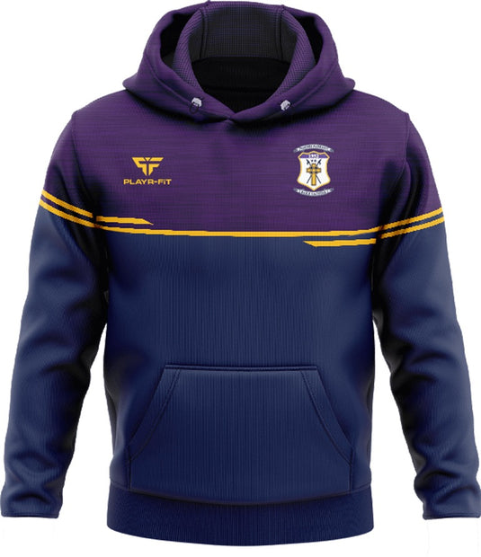 St Pats Wexford Hoodie Courage (Navy/Purple/Yellow) - Adults