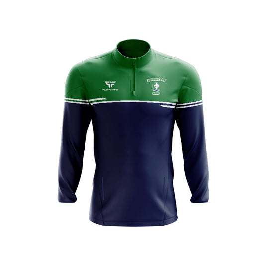 St Ronan's PS Newry Midlayer (1/4 Zip) Courage (Navy/Green/White) - Adults
