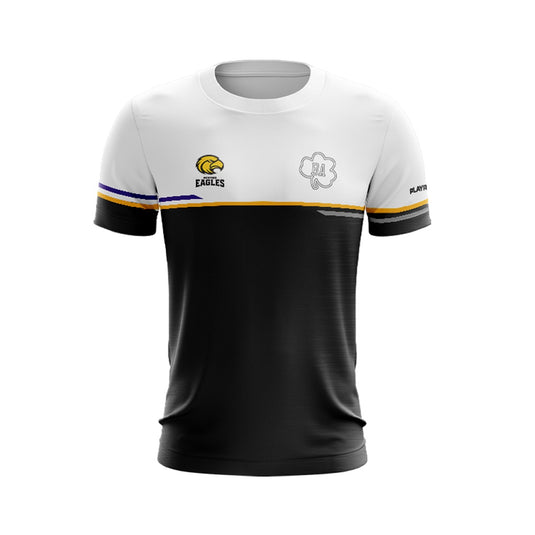Wexford Eagles T-Shirt Courage (Black/White/Yellow/Purple) - Adults
