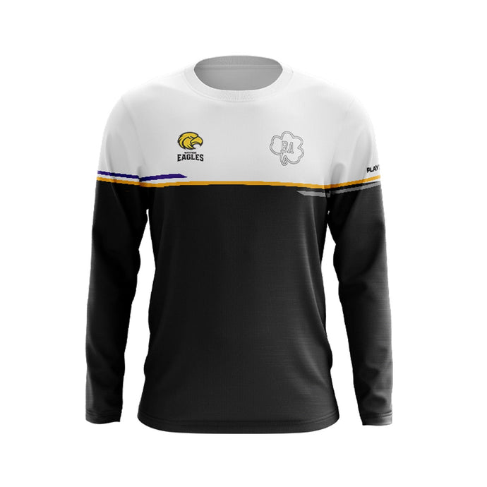 Wexford Eagles Crew Neck Courage (Black/White/Yellow/Purple) - Adults