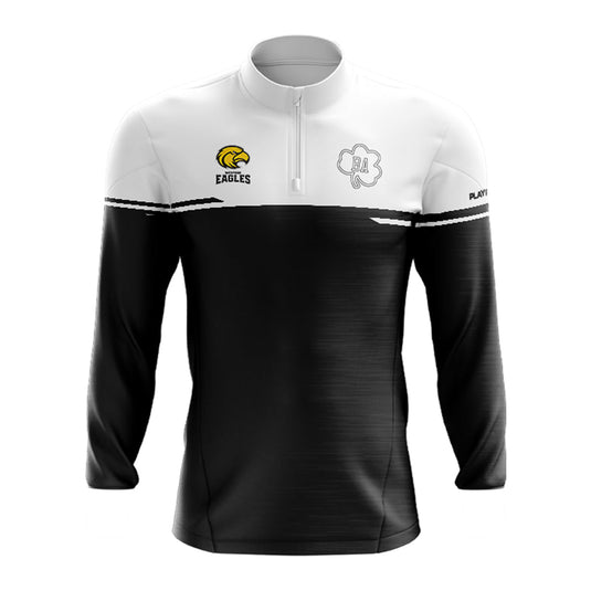 Wexford Eagles Midlayer (1/4 Zip) Courage Black/White - Adults